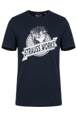 Черна тениска Strauss e.s. Strauss Works | #21631